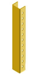 Bluff_Bolt_on_Upright_Post_Protector Bluff Bolt on Upright Post Protector in yellow