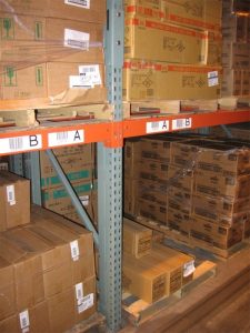 Bolted frontline pallet rack - pallet rack repair concept