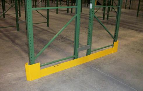 Handle It Rack Protection in use in warehouse