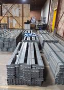 Grey Keystone Style Pallet Racks ready fro assembly