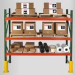 Wireway Husky Rack and Wire holding packaging - warehouse pallet racking system