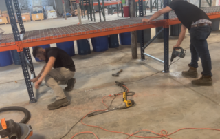 Pallet Rack Upright Anchoring