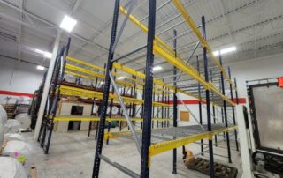 Teardrop style warehouse pallet rack shelving Charlotte, NC