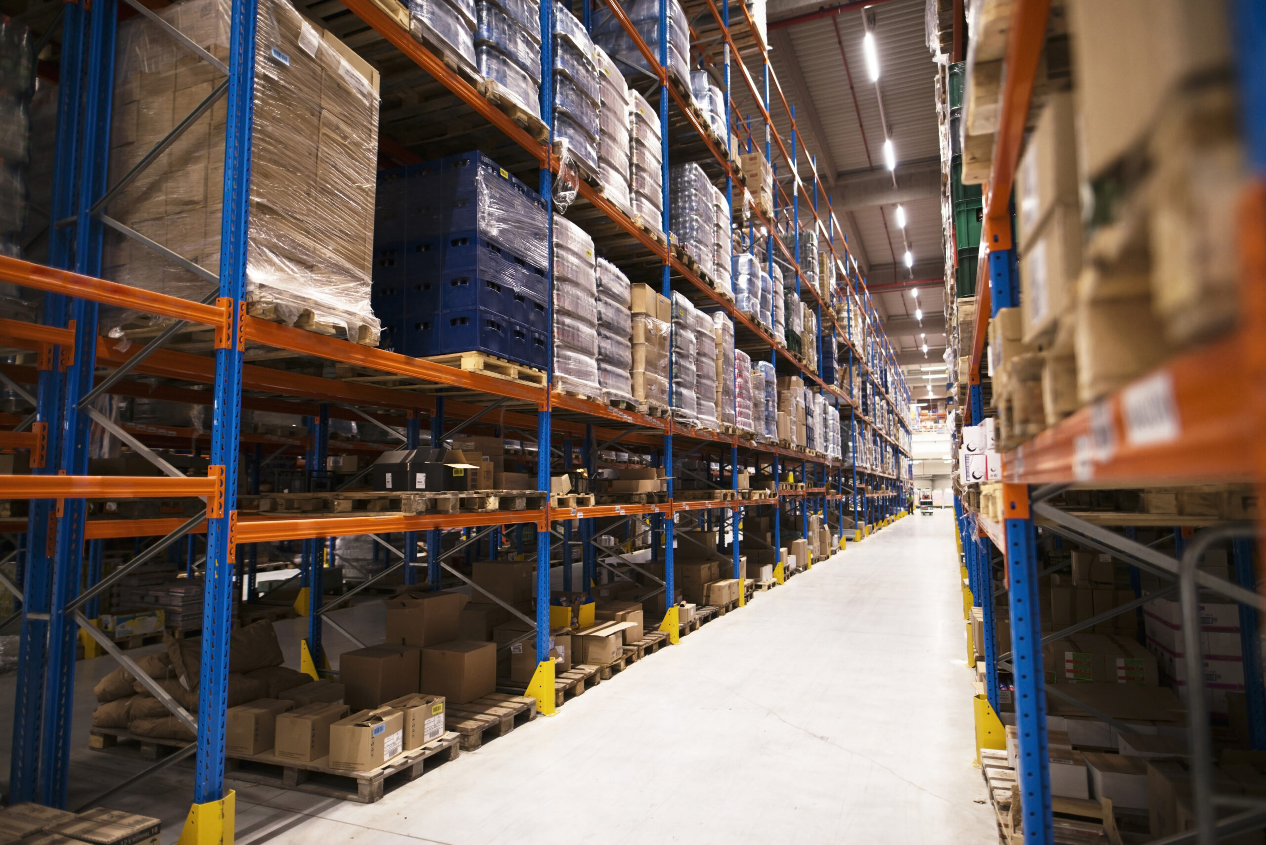 well stocked warehouse - maximize warehouse storage capacity concept