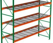 Used Slotted Starter Section with 4 Shelf Levels
