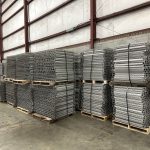 Used wire decks for pallet rack, wire mesh grids 36'' deep x 46'' wide