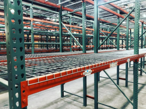 Teardrop Style Warehouse Pallet Racking | In stock for quick delivery and installation