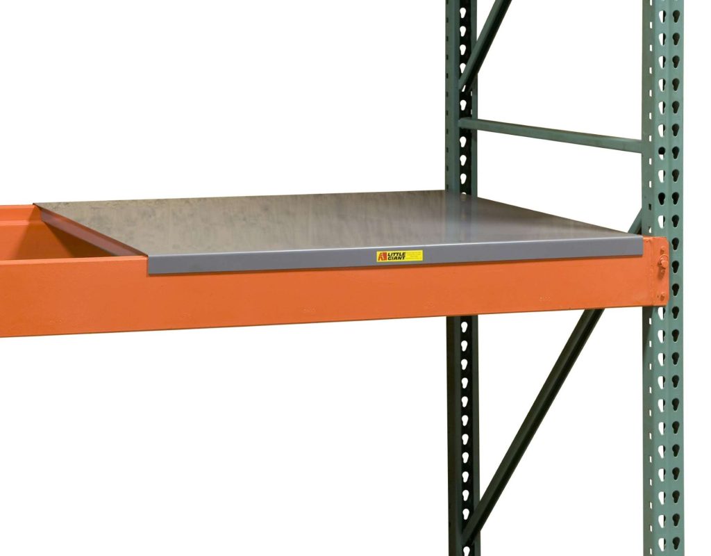 Solid Steel Decking for pallet rack shelves