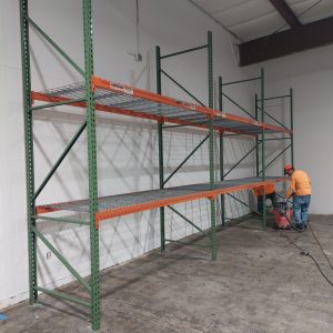 Husky Rack & Wire teardrop style pallet racking