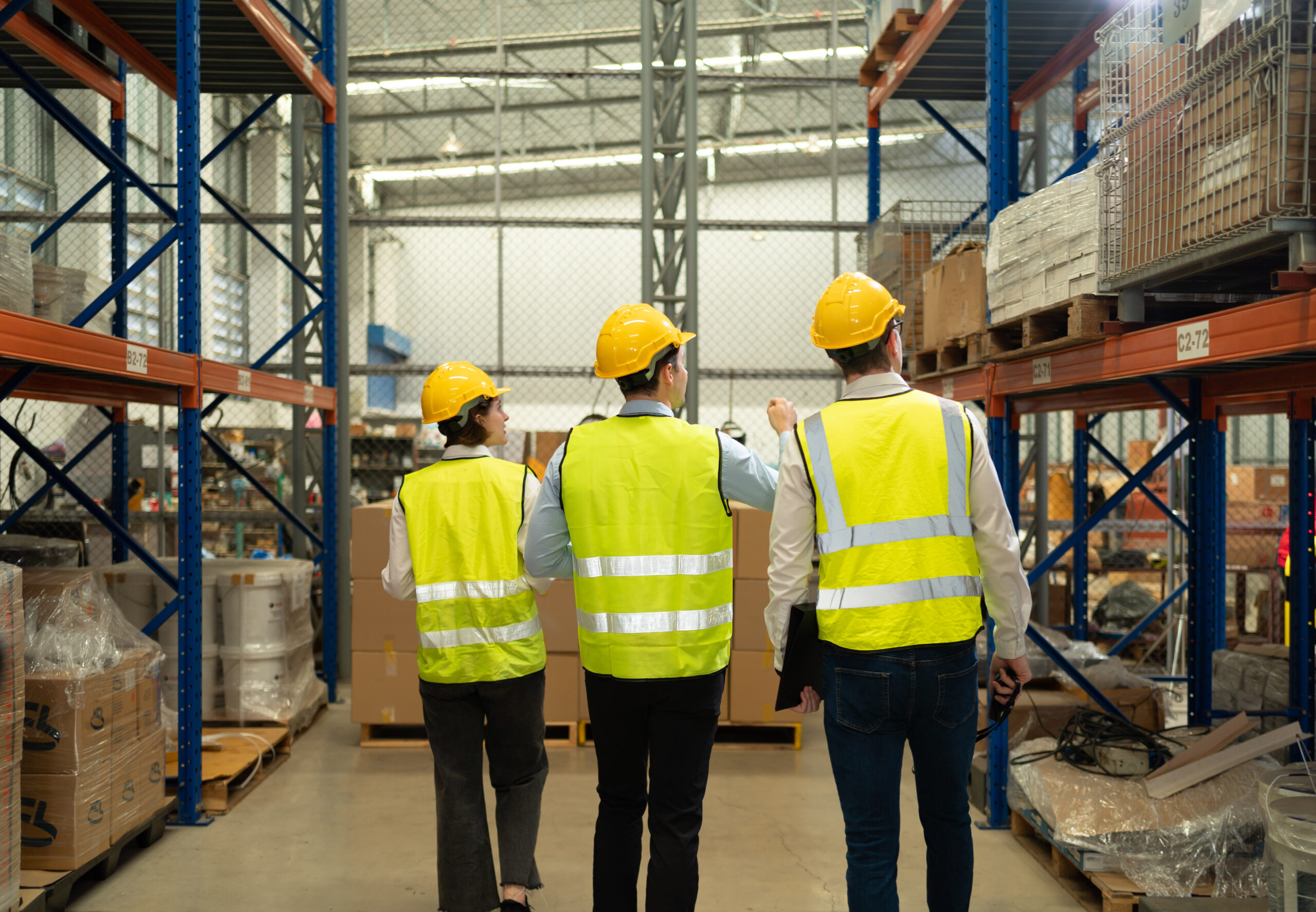 pallet rack inspection, concept image.