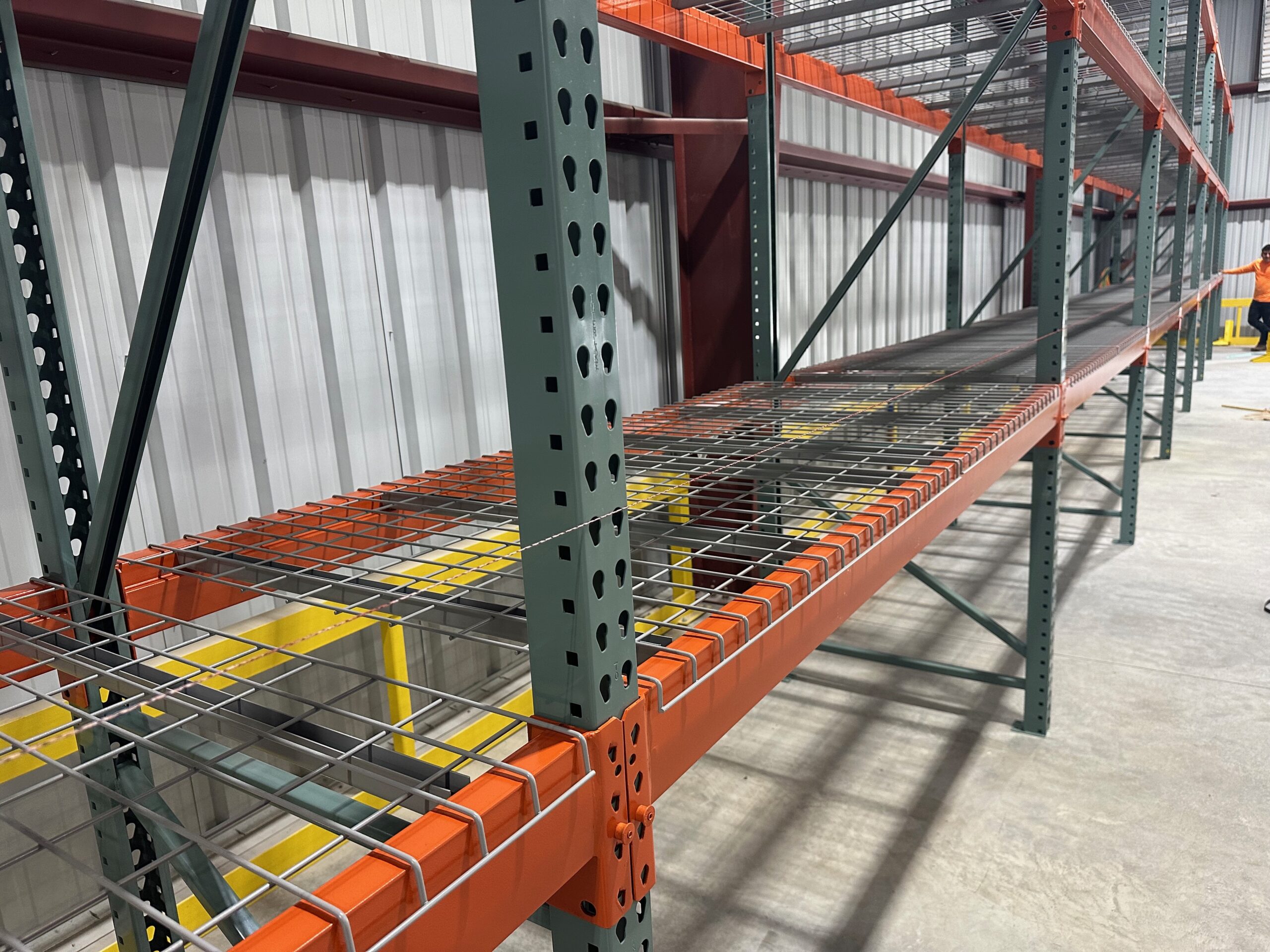 New Interlake Teardrop Pallet Racking