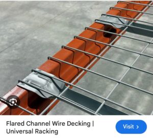 Flared wire decks 48'' deep x 46'' wide - Pallet Rack World