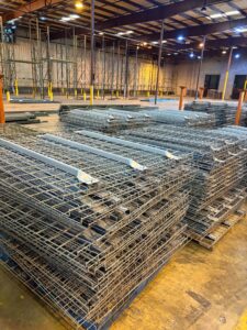 48'' deep x 46'' wide wire mesh decks