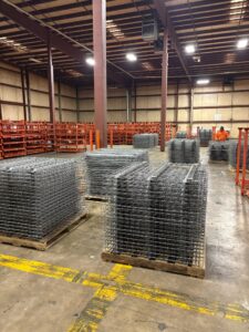 Used Wire Mesh Decking for 48'' Deep Uprights