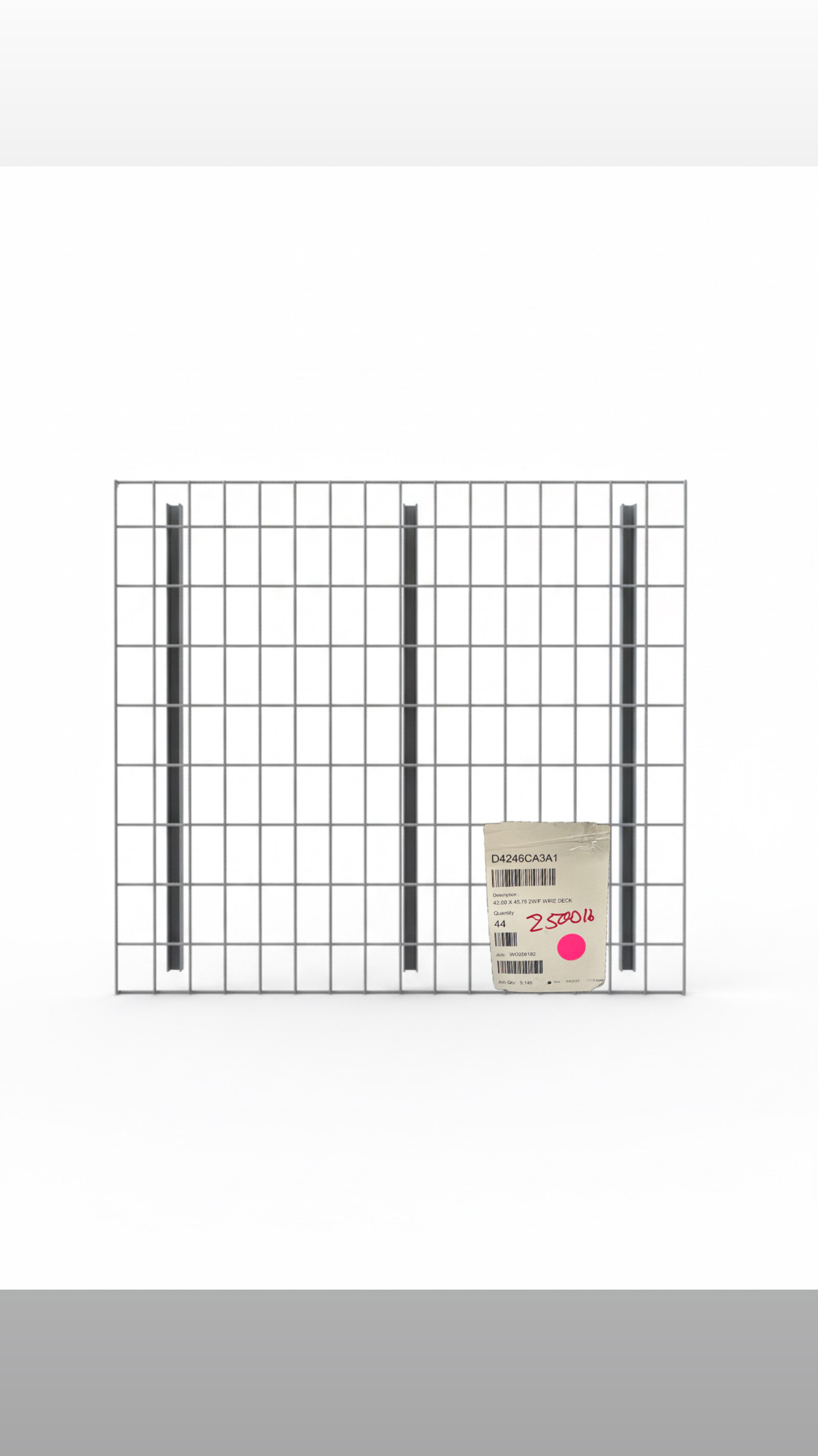 Wire Mesh Decking for Pallet Racking 42'' Deep x 46'' Wide - Image 2