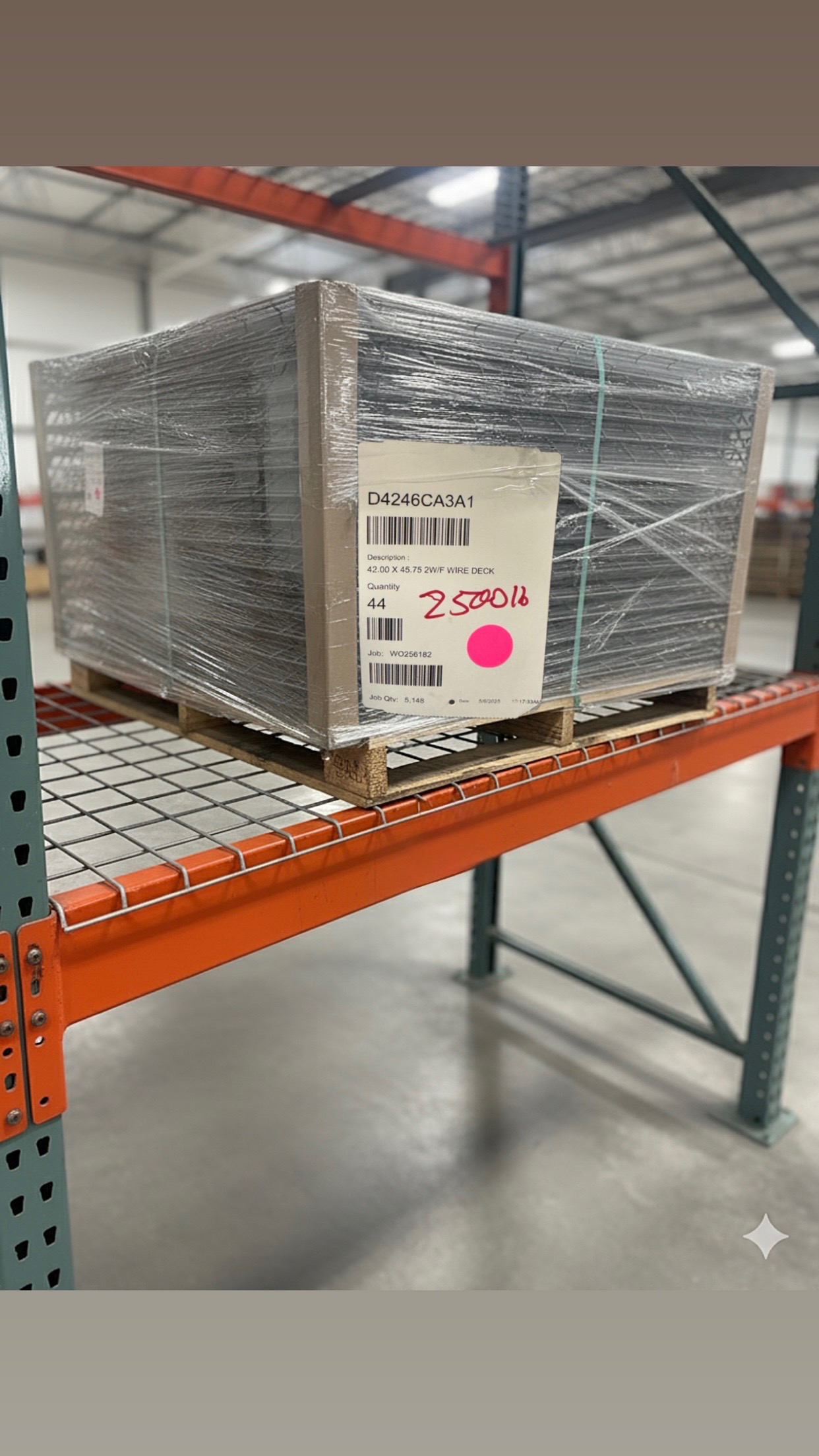 Pallet Rack Wire Decking