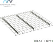 Nashville Wire Decking, Standard U Supports, Double Waterfall for Pallet Rack Shelving