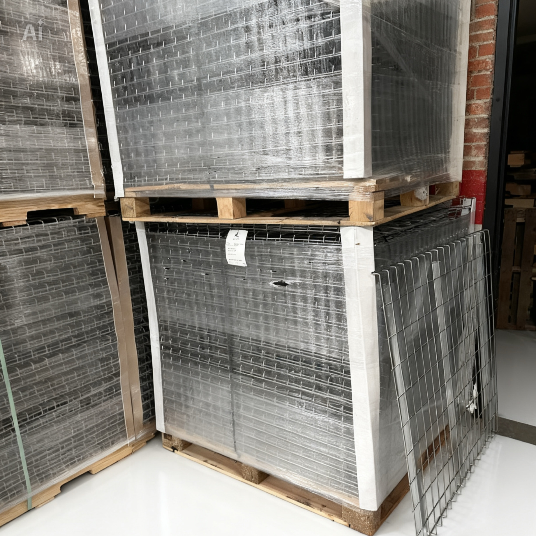 Pallet of Wire Mesh Decking for Pallet Racks