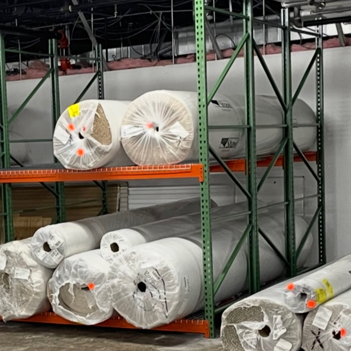 Carpet & Rug Storage Shelving System