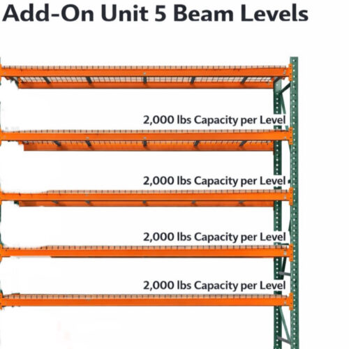 Add-On Unit Used Pallet Racking