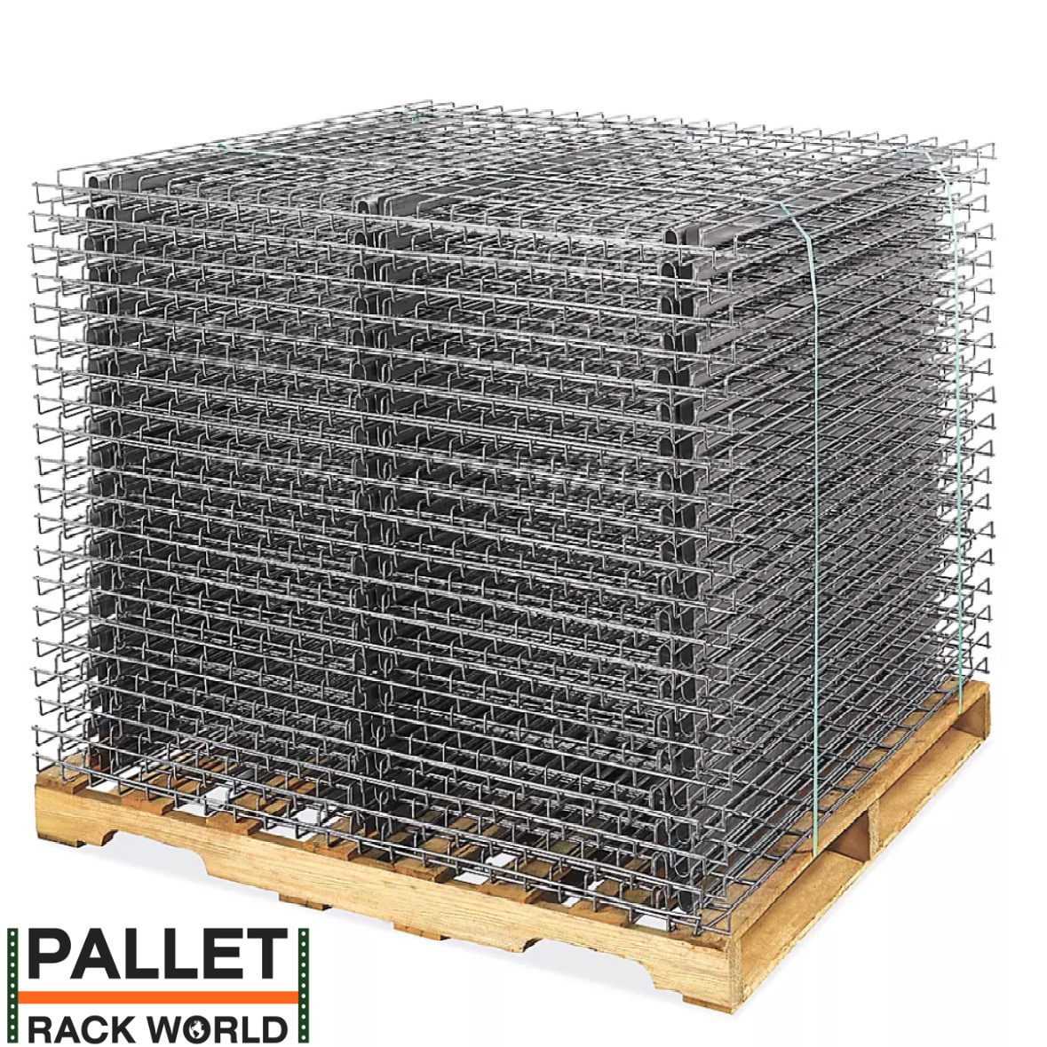 Pallet of Flared Wire Mesh Decks
