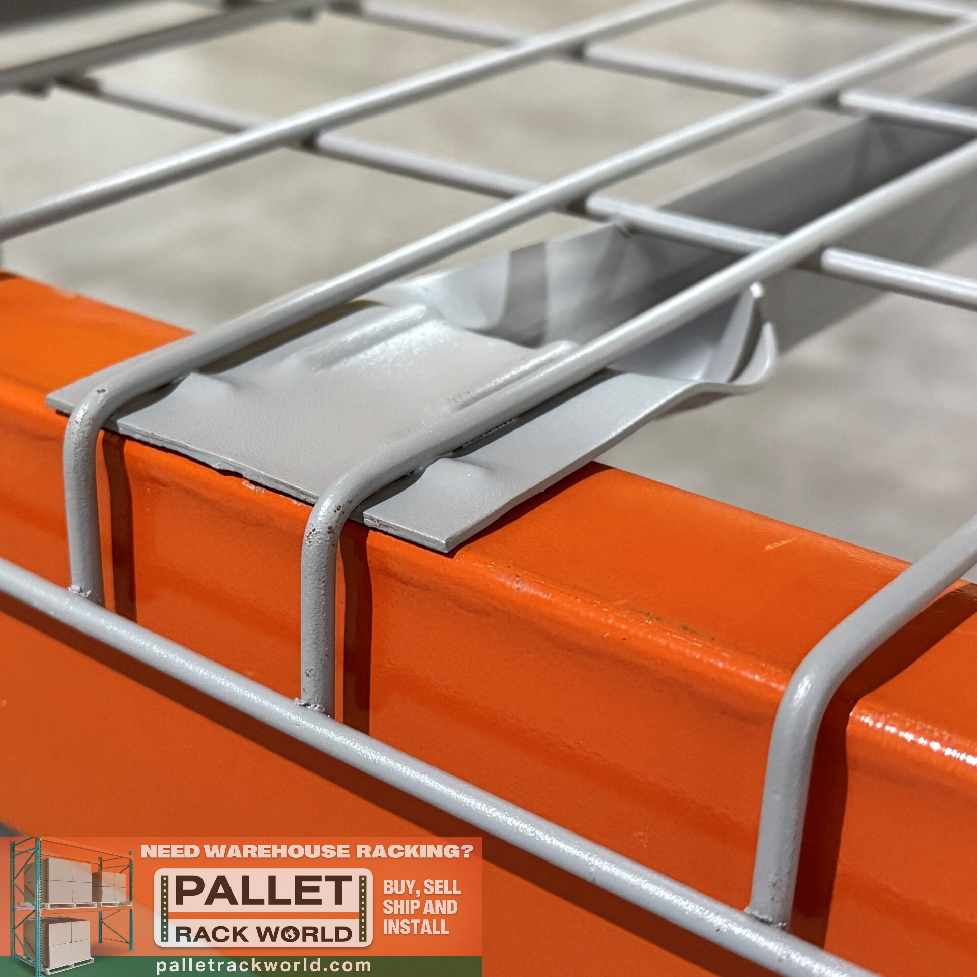 copy_FE4730EC-C814-43E2-8E04-7A75D8F3330C Universal Flared Wire Mesh Decking for Box or Structural Beams, Pallet Rack