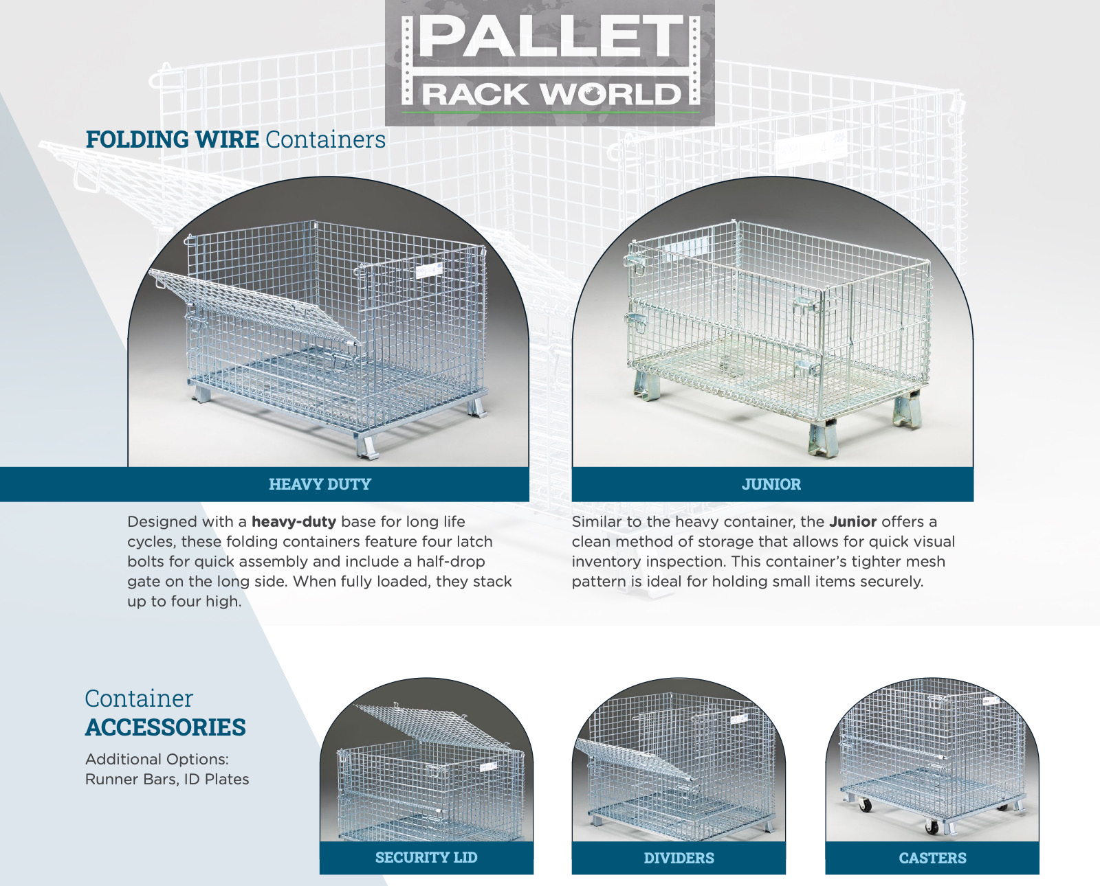 Each business has its specific needs for the storage, security, and movement of product. When it comes to containers, we offer a vast array of options to choose from, so that we can tailor a solution to your unique requirements.